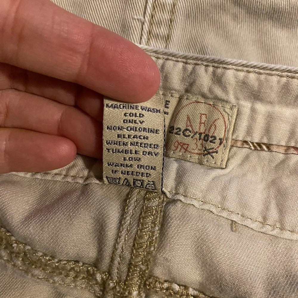 Vintage, American Eagle, Khaki, Mini Skirt - Picture 6 of 6